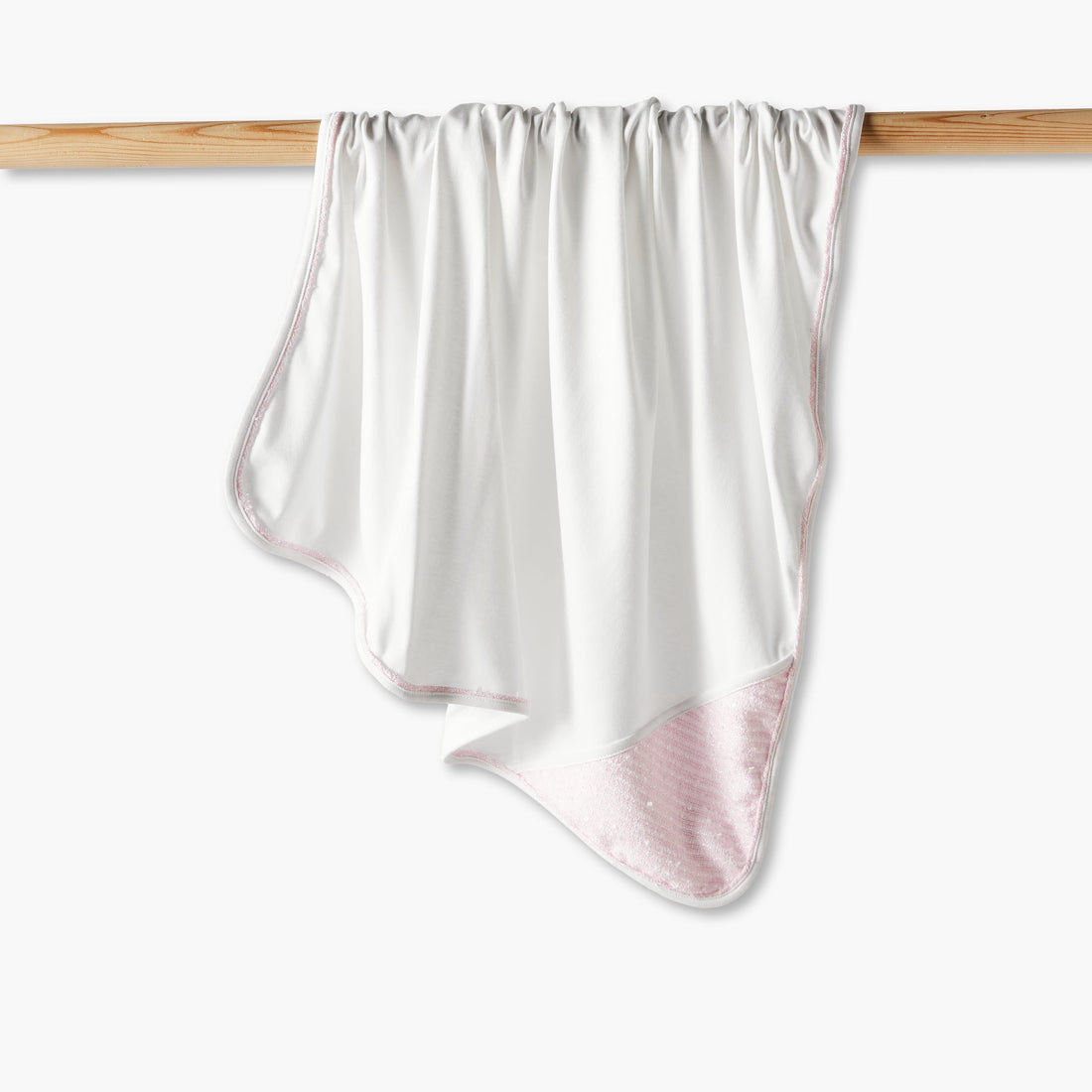 Giggles Receiving Blanket with Hood - Pink / 0-6 mths