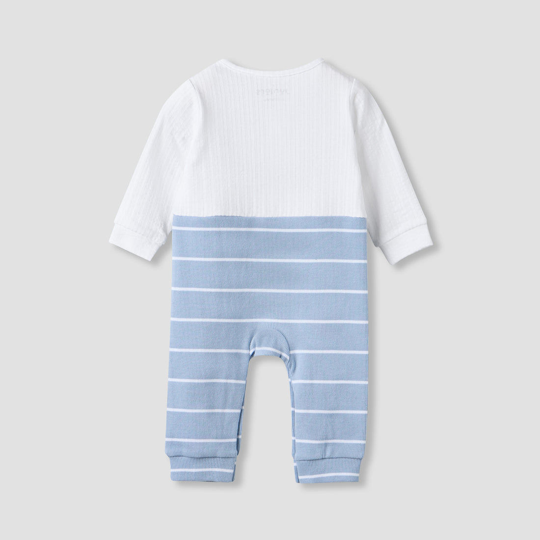 Juniors Striped Sleepsuit with Long Sleeves