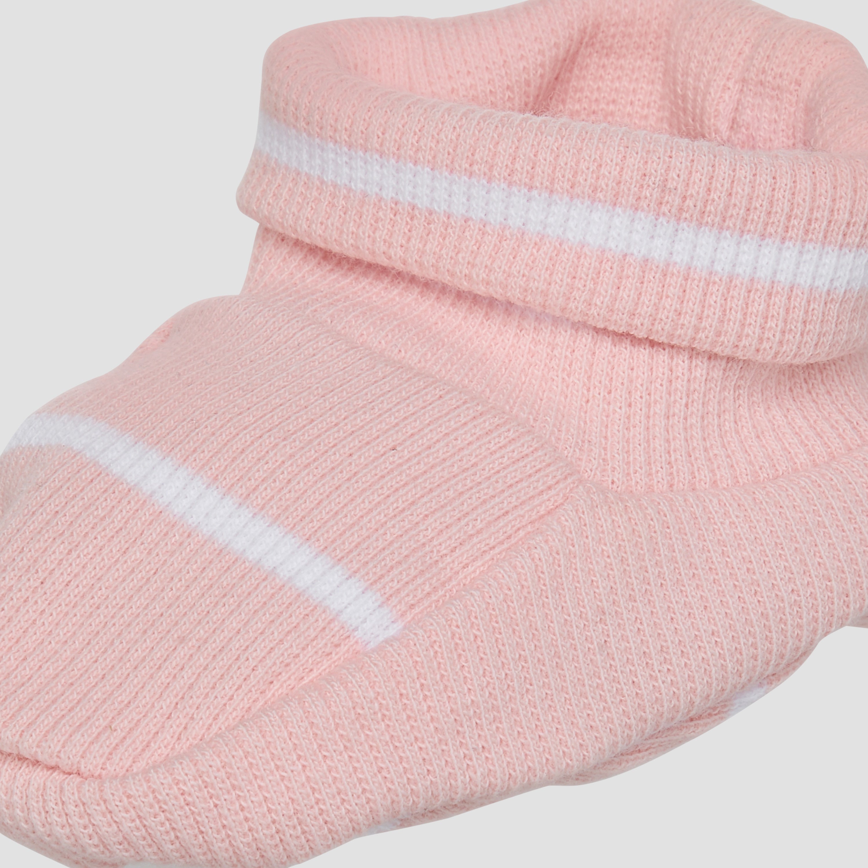 Juniors Girls Booties with Stripes - Cotton