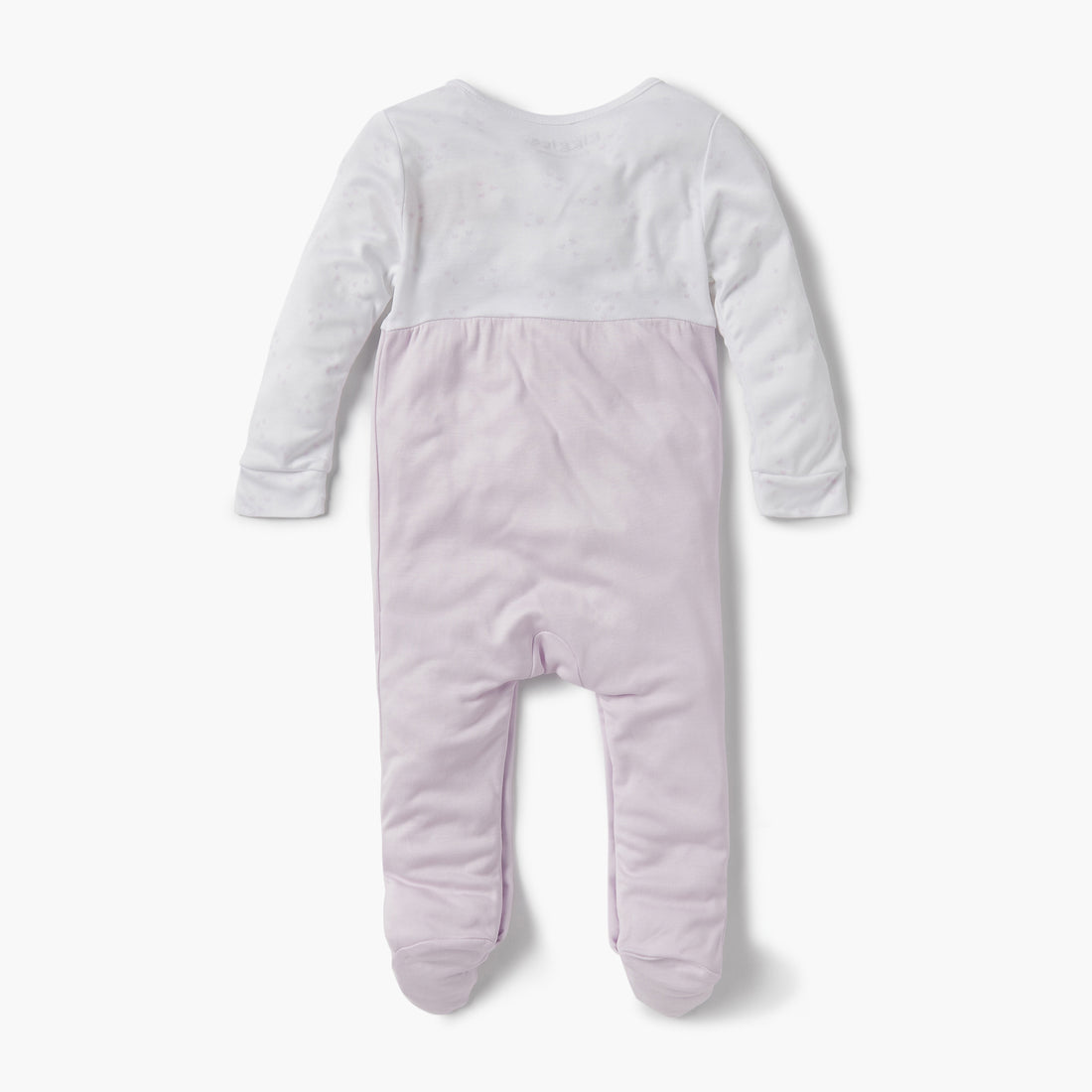 Giggles Heart Print Closed Feet Sleepsuit with Long Sleeves