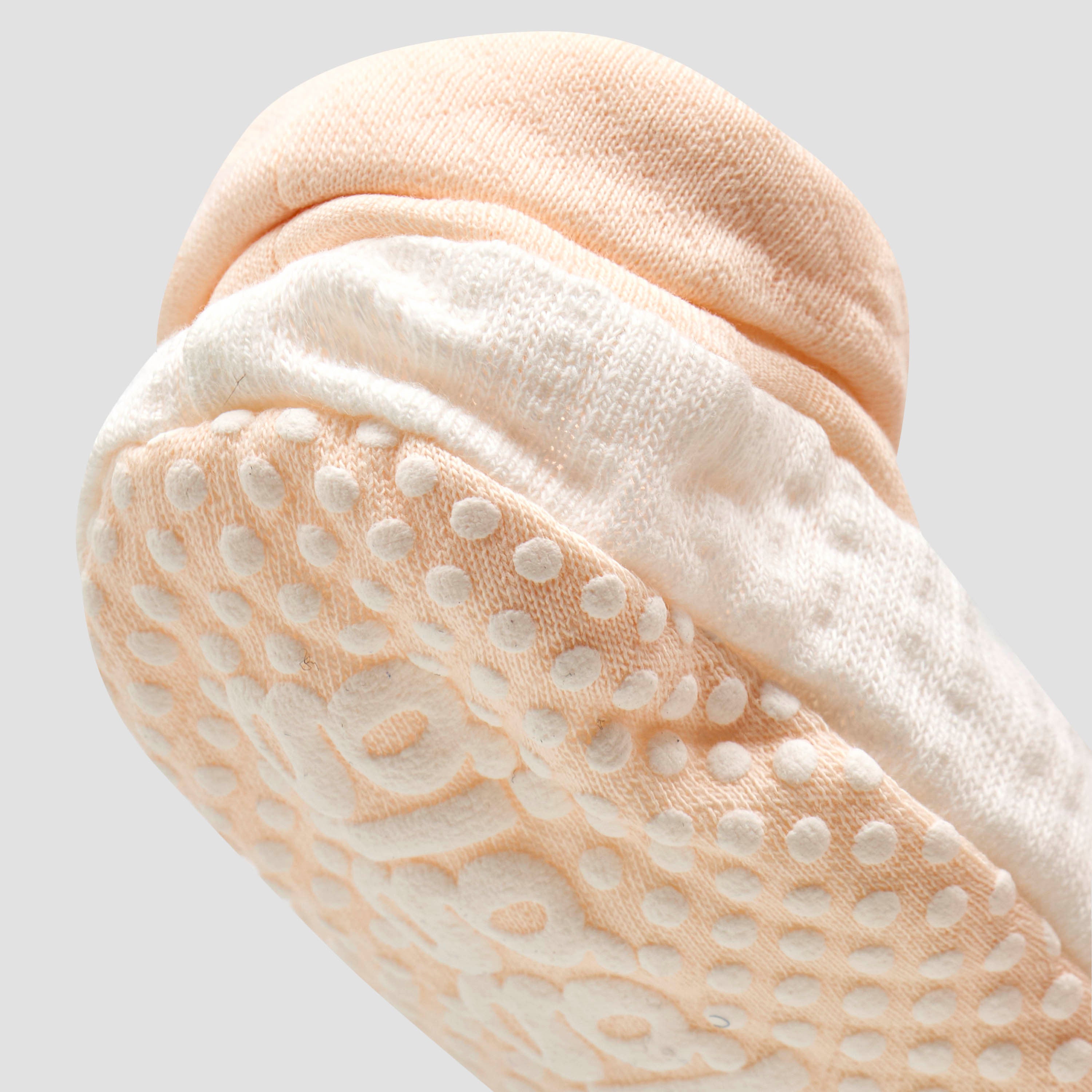 Giggles Booties with Cuff, Textured Design