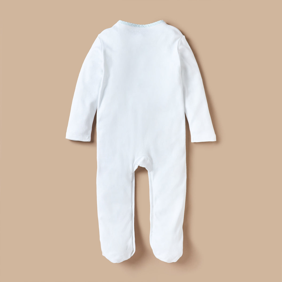Giggles Textured Closed Feet Sleepsuit with Snap Button Closure