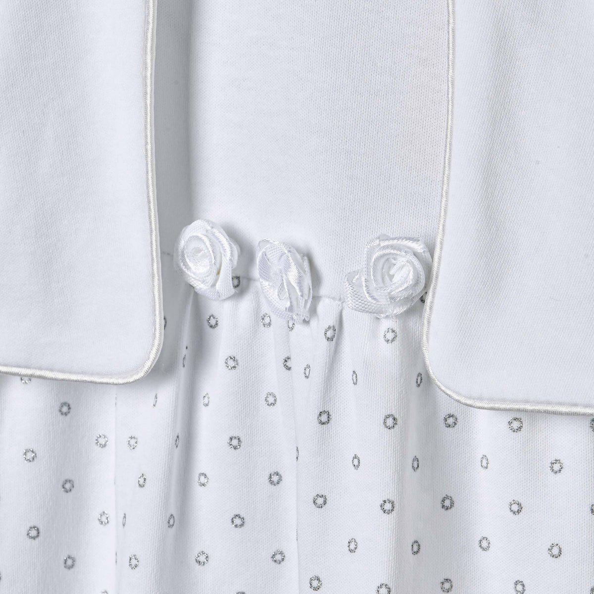 Giggles Printed Romper with Overlay and Short Sleeves