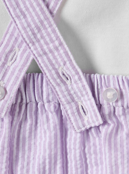 Giggles Crew Short Sleeves Top and Dungaree Set with Stripes-baby-girls-clothing-setsandcoords-image-7