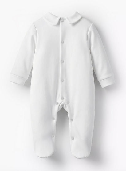 Giggles Cotton Peter Pan Collar Long Sleeves Sleepsuit with Pleated Detail-baby-boys-clothing-nightwear-sleepsuits-image-2