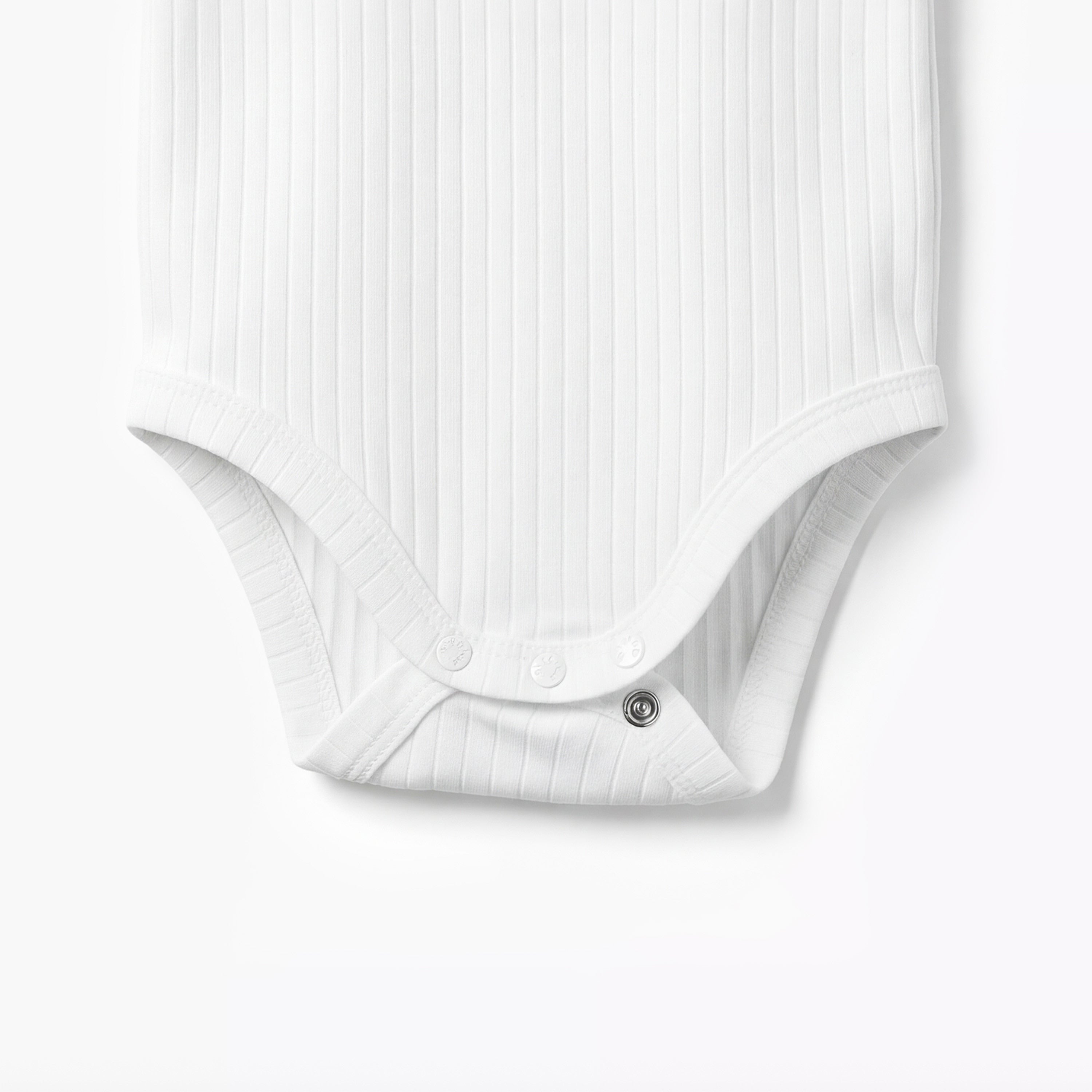 Pack of 2 Giggles Collared Long Sleeve Bodysuit with Snap Button Closure