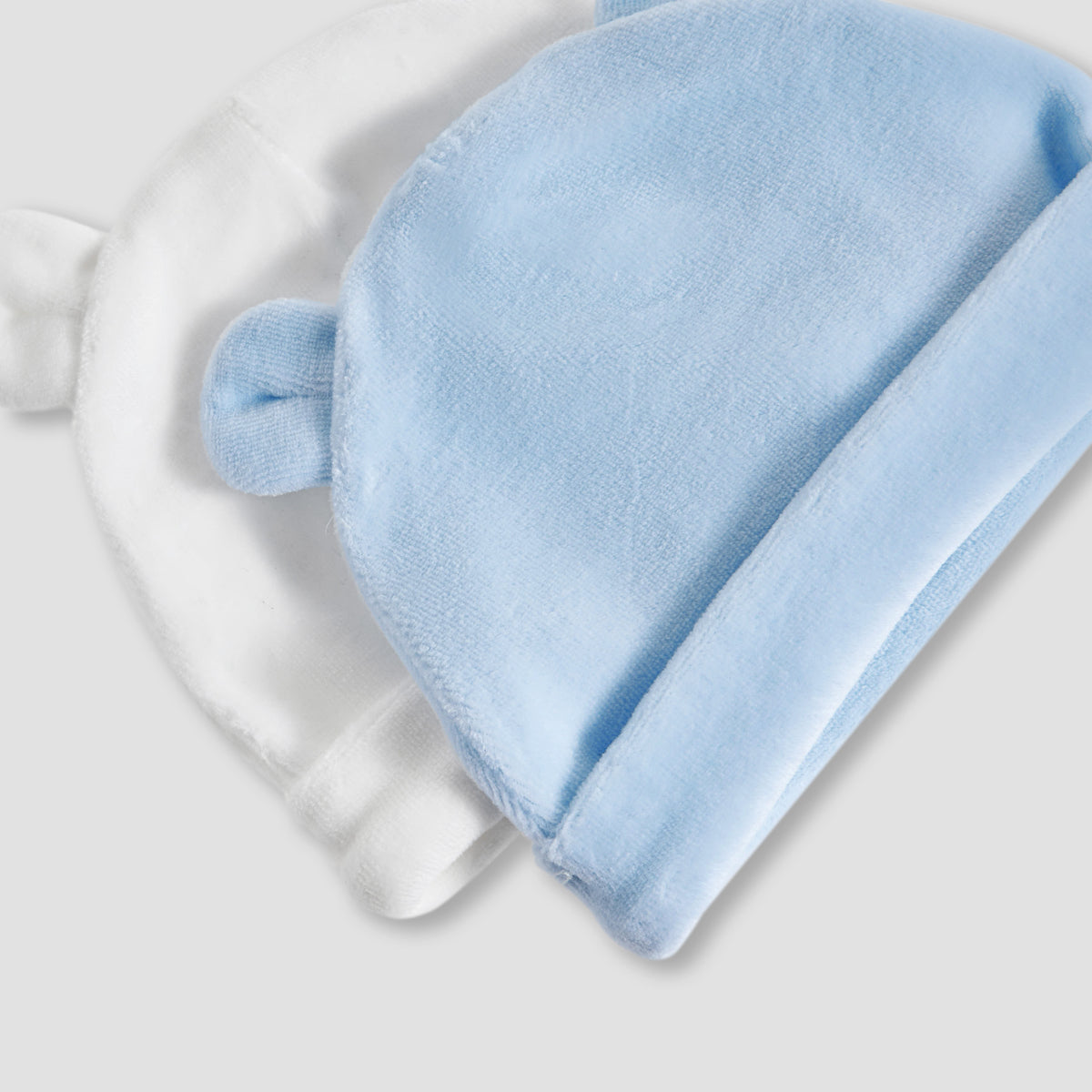 Juniors Baby Cap with Ear Detail - Set of 2