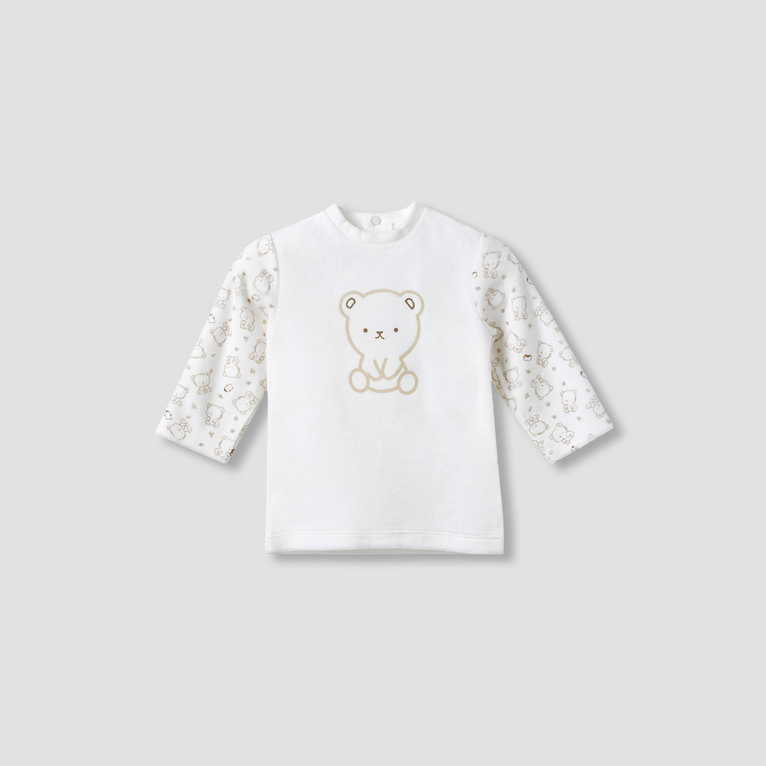 Juniors Pyjama Set with Bear Print - Long Sleeves - Crew Neck