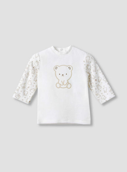 Juniors Pyjama Set with Bear Print - Long Sleeves - Crew Neck-baby-boys-clothing-nightwear-pyjamasets-image-2