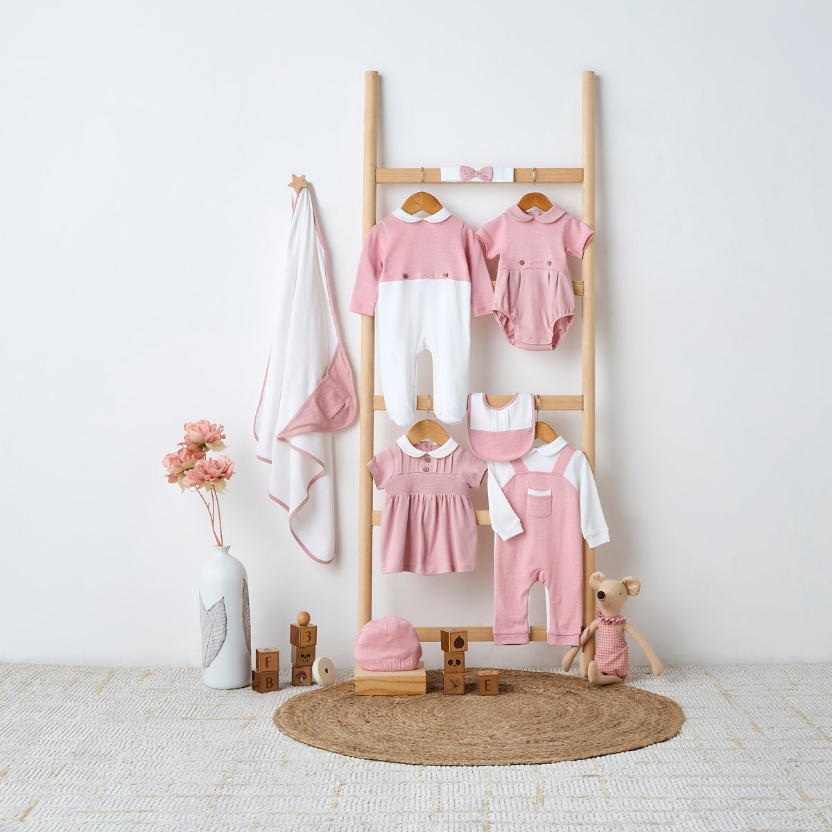 Giggles Collared Bodysuit with Snap Button Closure - Short Sleeves