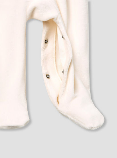 Giggles Collared Sleepsuit with Closed Feet - Velour - Long Sleeves-baby-girls-clothing-nightwear-sleepsuits-image-4