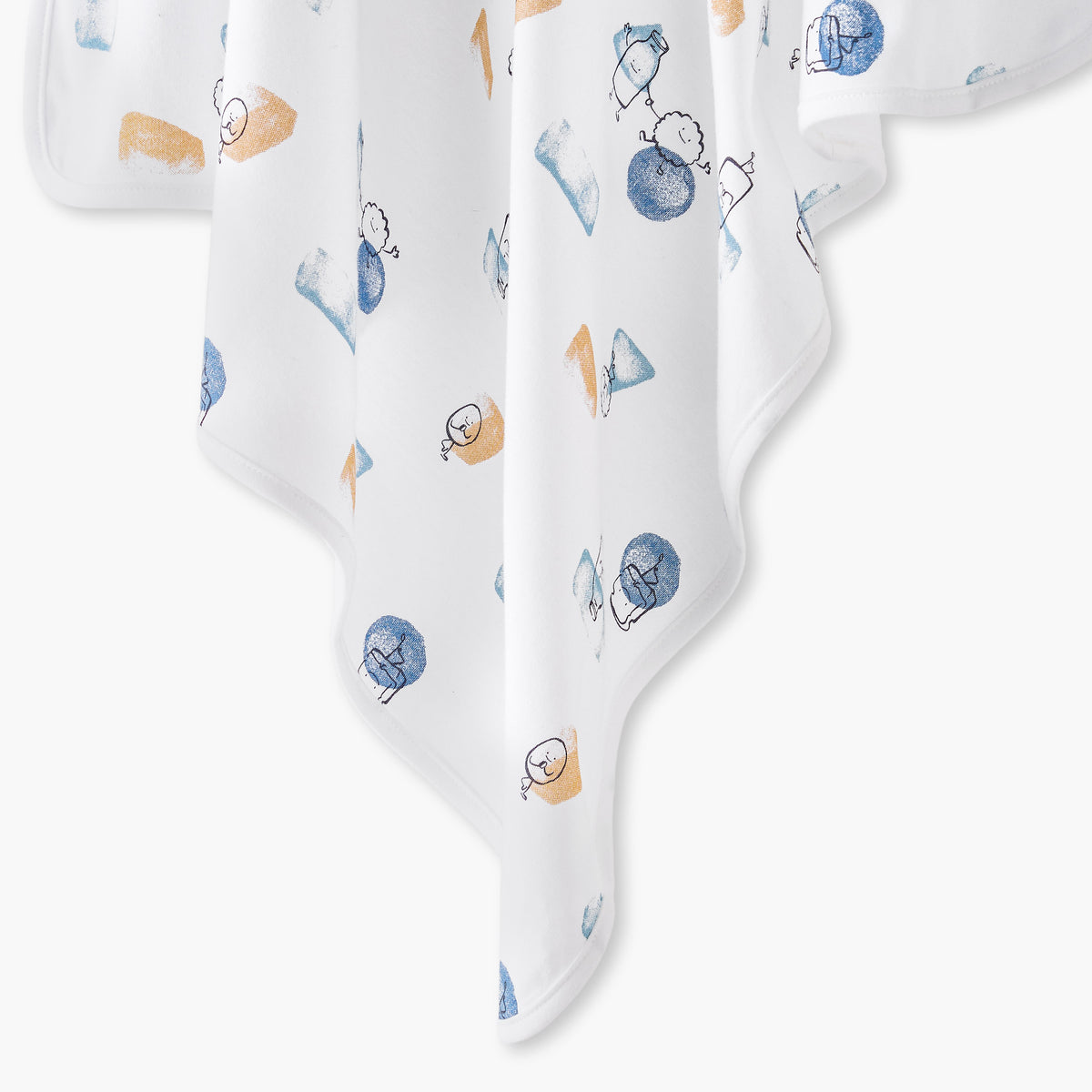 Juniors Baby Receiving Blanket with Print - Cotton