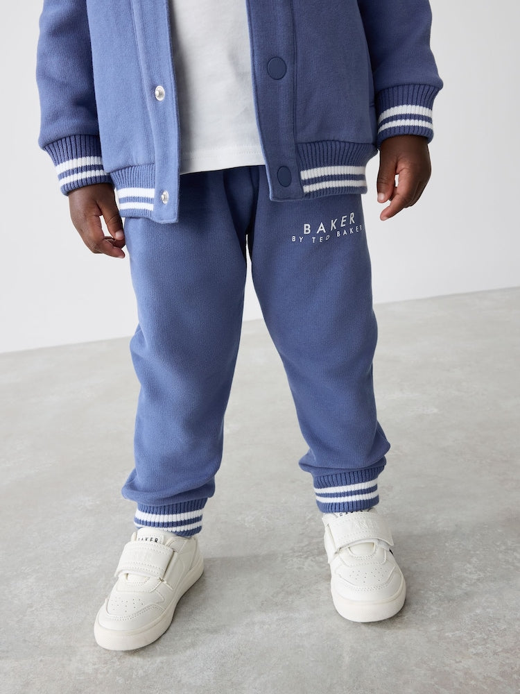 Baker by Ted Baker 3 Piece Varsity Jacket T-Shirt and Jogger Set