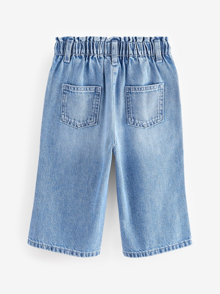 Blue Denim Wide Leg Jeans (3mths-7yrs)