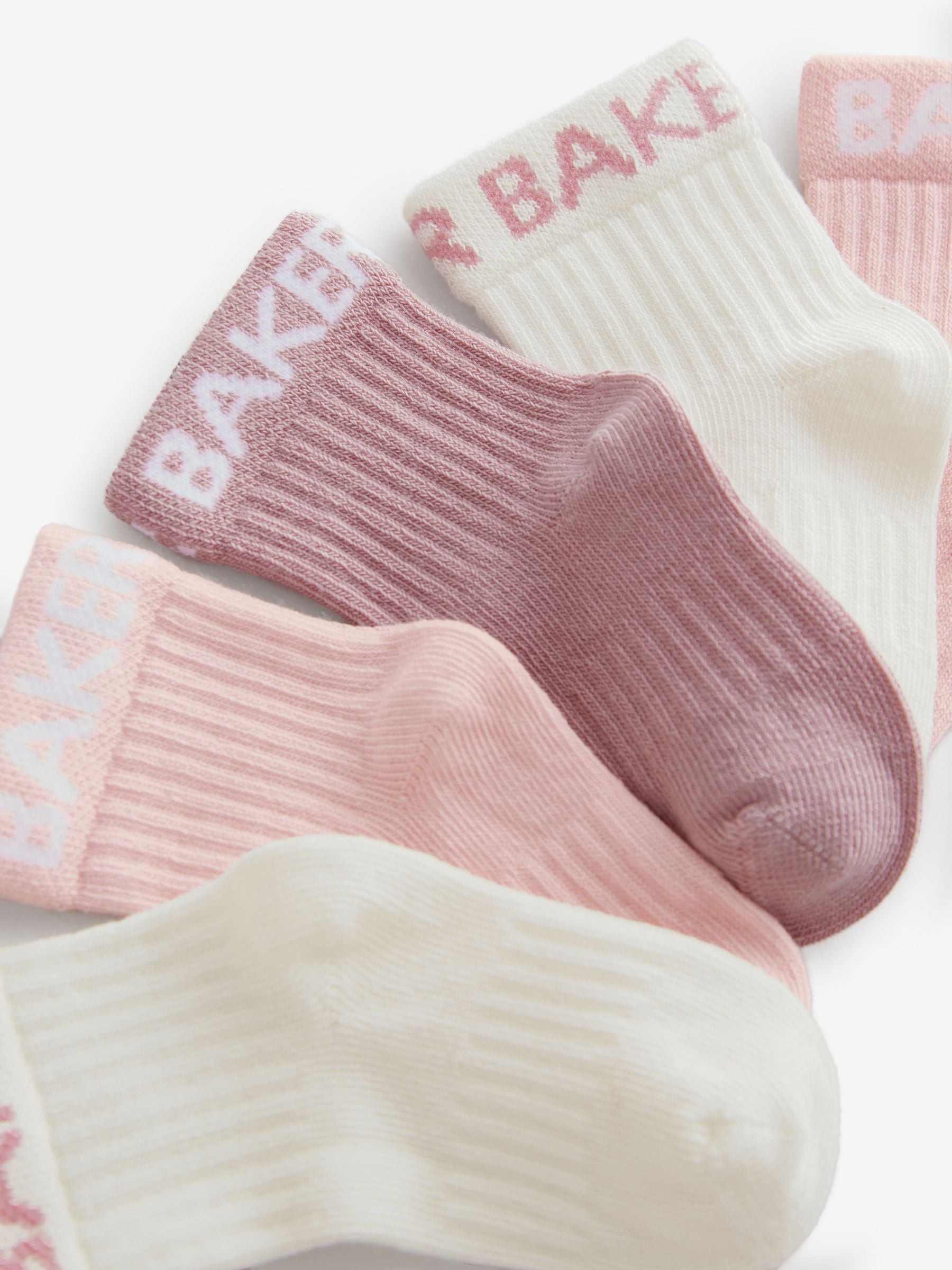 Baker by Ted Baker 5 Pack Socks - Size Newborn