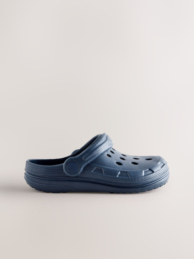 Navy Clogs