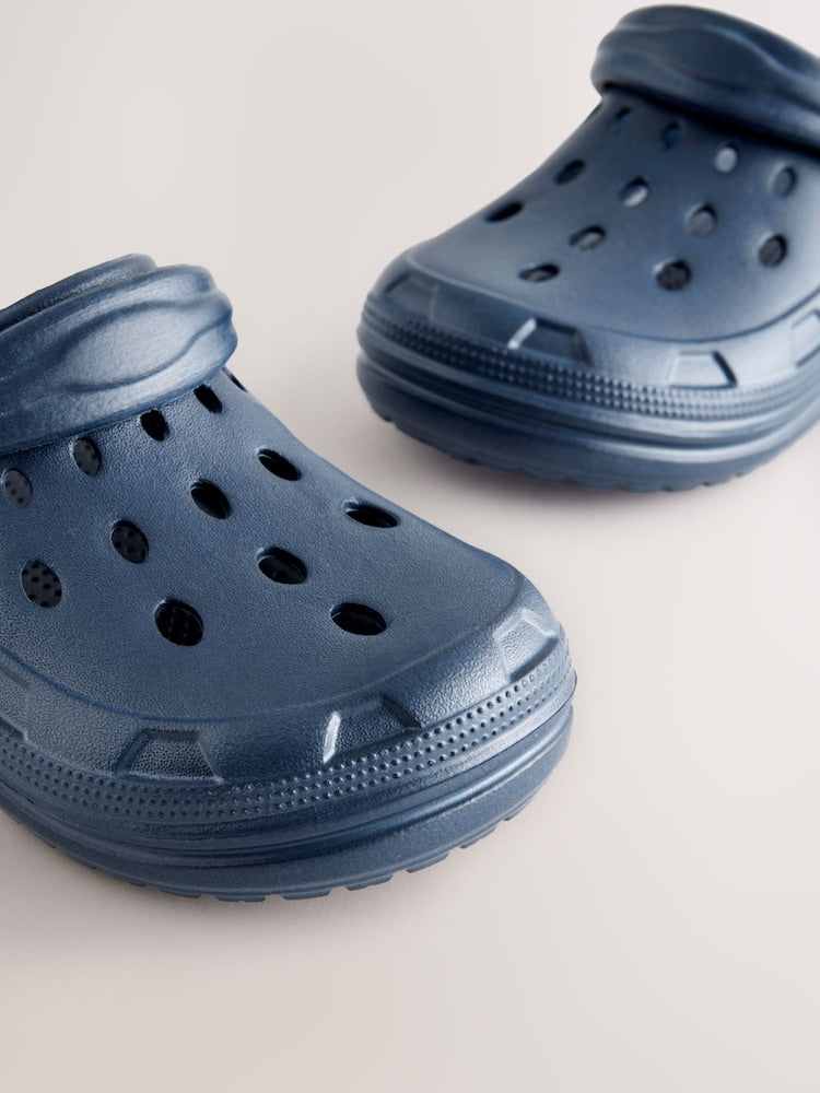 Navy Clogs