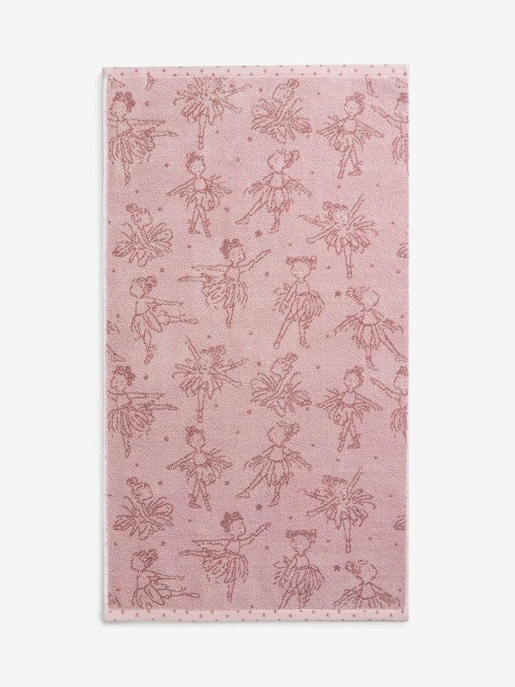 Pink Kids 100% Cotton Towels - Size Hand Towel (90cm x 50cm)