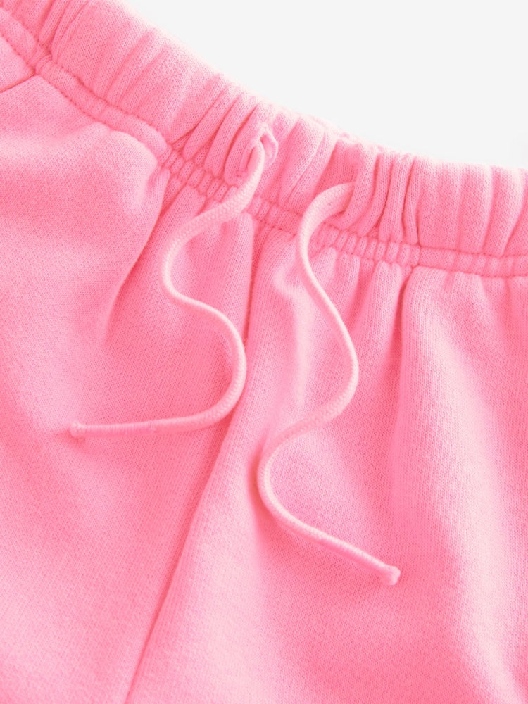 Bright Pink Cuffed Sweat Joggers (3mths-7yrs)