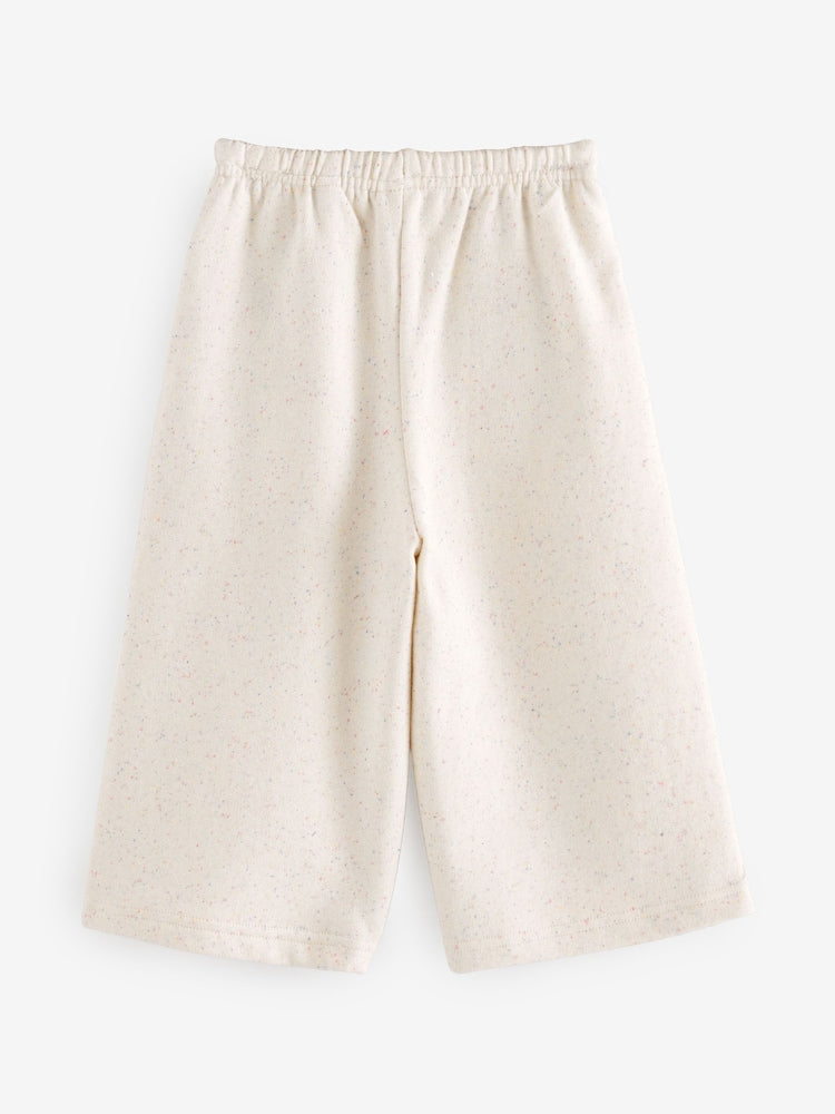 Oatmeal Wide Leg Sweat Joggers (3mths-7yrs)
