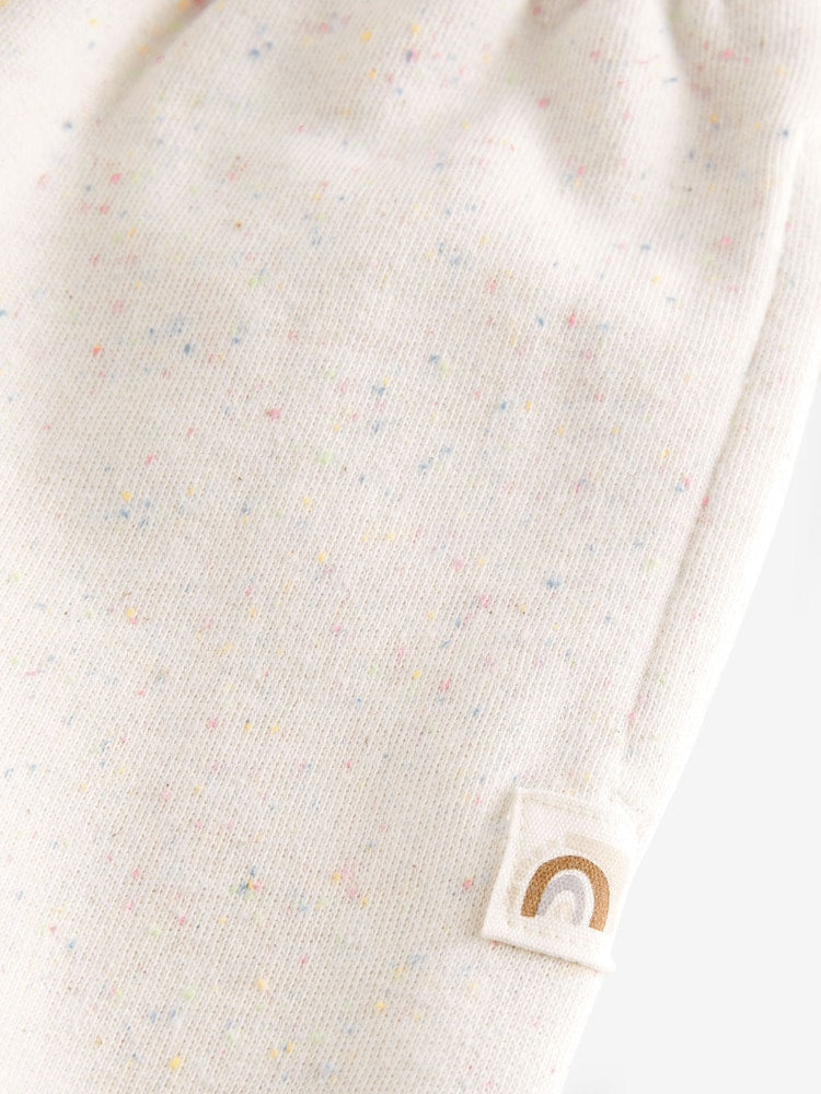 Oatmeal Wide Leg Sweat Joggers (3mths-7yrs)