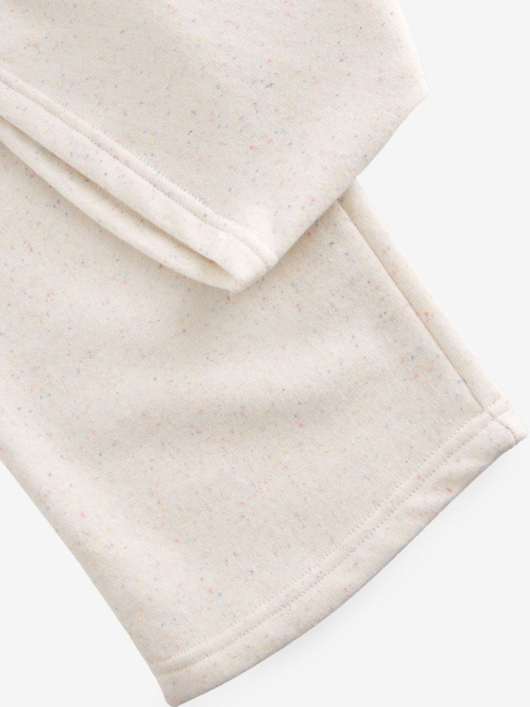 Oatmeal Wide Leg Sweat Joggers (3mths-7yrs)