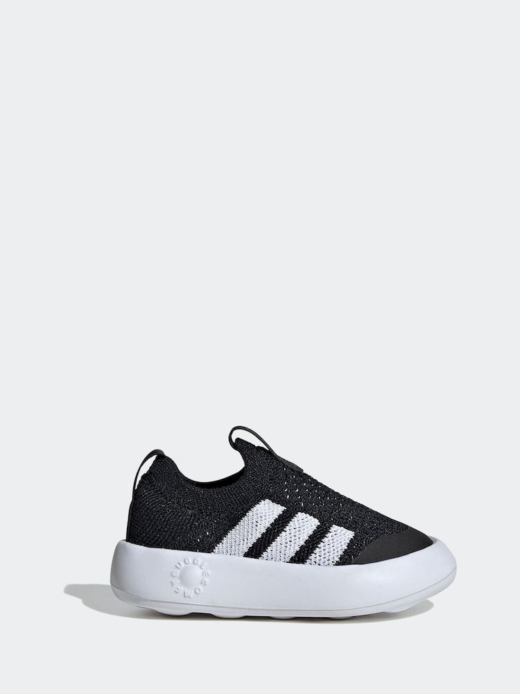 adidas Black Bubblecomfy Slip On Infant Trainers