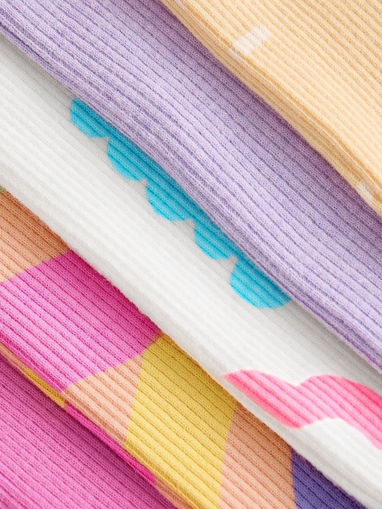 Rainbow Short Sleeve T-Shirts 5 Pack (3mths-7yrs)