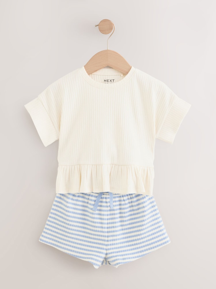 Pink T-Shirt & Short 2 Pack Set (3mths-7yrs)