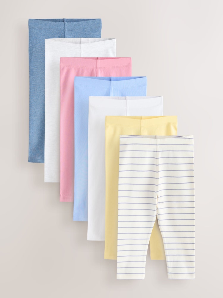 Core Leggings 7 Pack (3mths-7yrs) - Size 3-6 Months (62-68cm) - Core