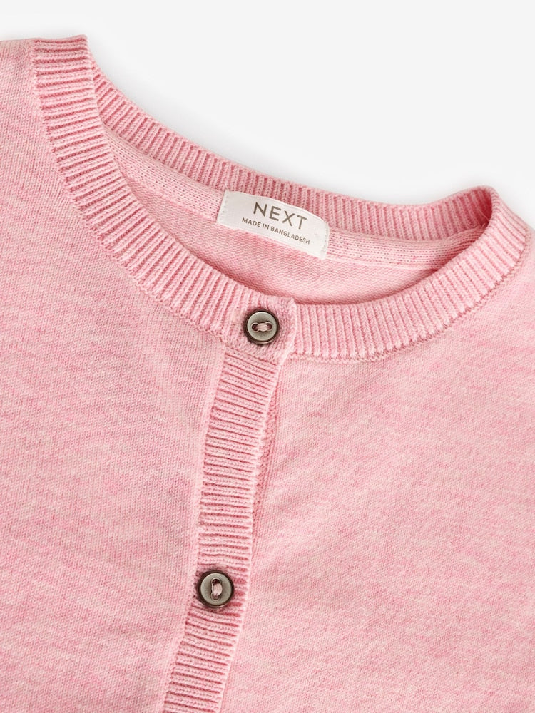 Pink Button Up Cardigan (3mths-16yrs)