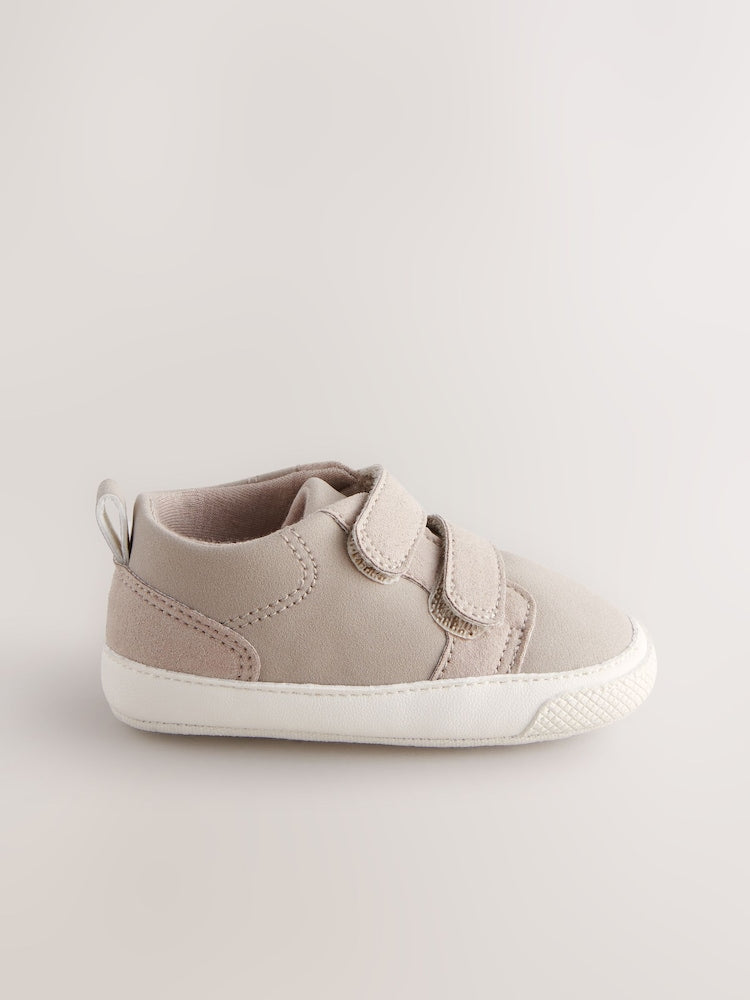 Neutral Touch Fastening Baby Trainers (0-2mths)
