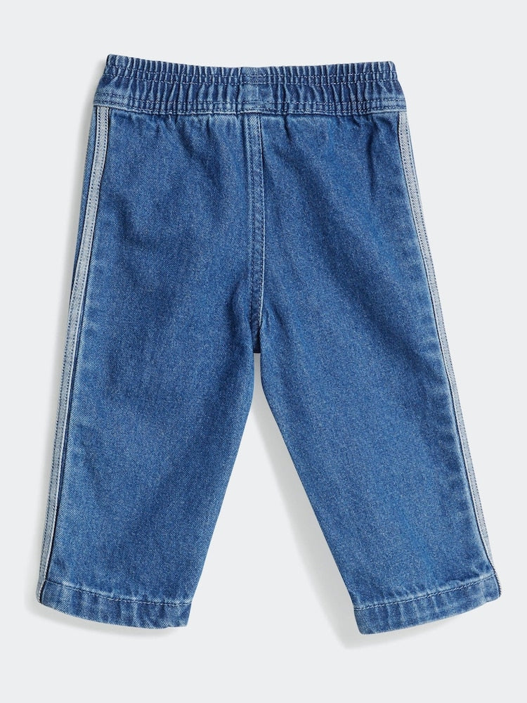 adidas originals Blue Sweatshirt and Denim Legging Set Infant Kids