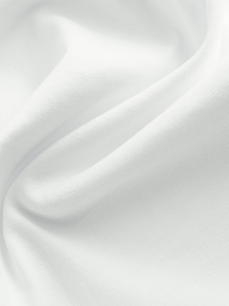 White Short Sleeve Plain T-Shirt (3mths-7yrs)
