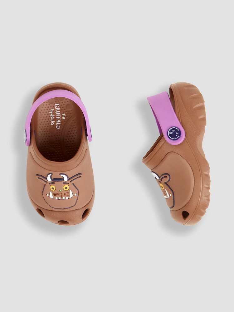 JoJo Maman Bébé Brown Gruffalo Clogs