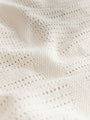 2 Pack Natural Cotton Baby Cellular Blankets - Size 75x95