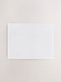 2 Pack White Cotton Baby Cellular Blankets - Size 75x95