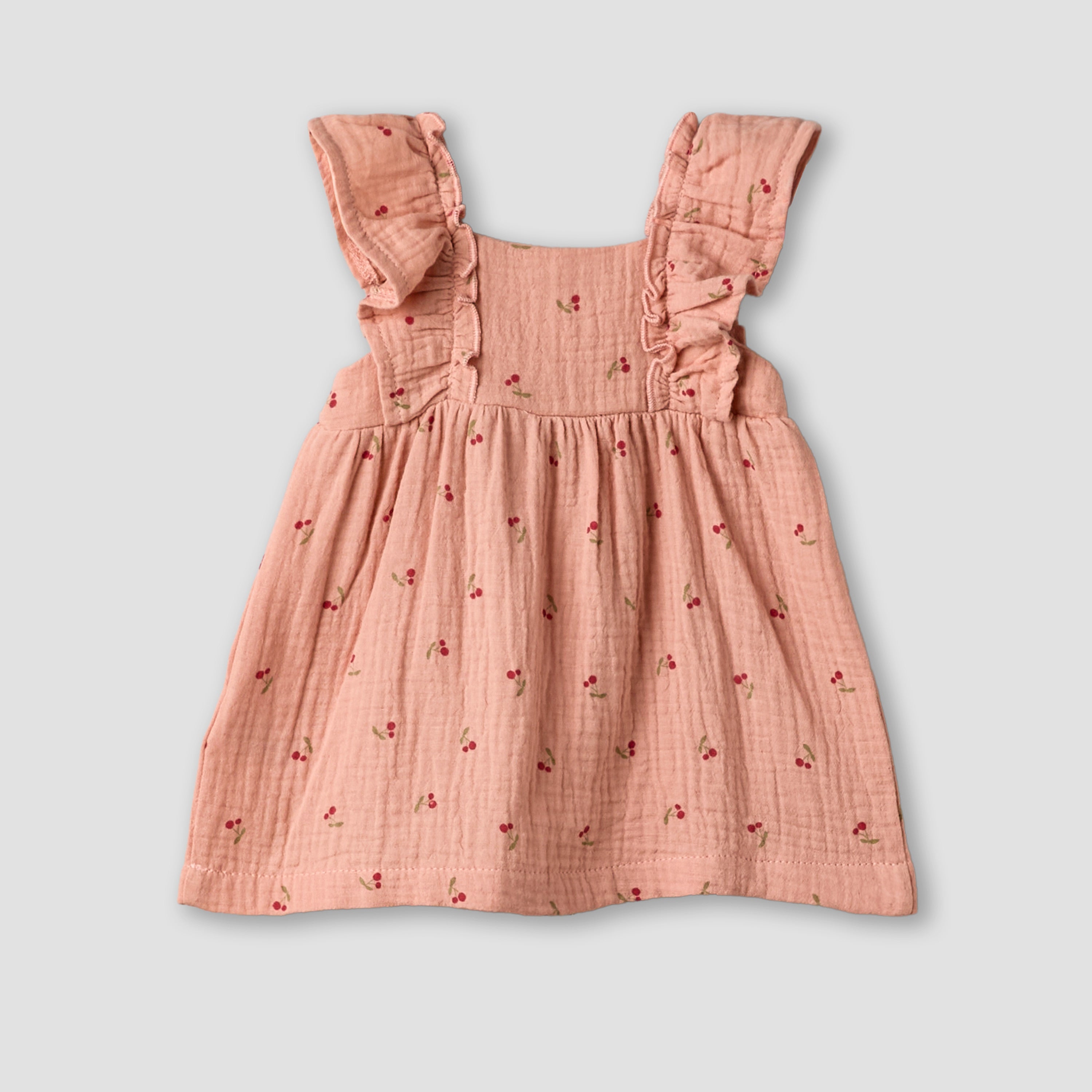 Juniors Square Neck Sleeveless Dress with Bloomers