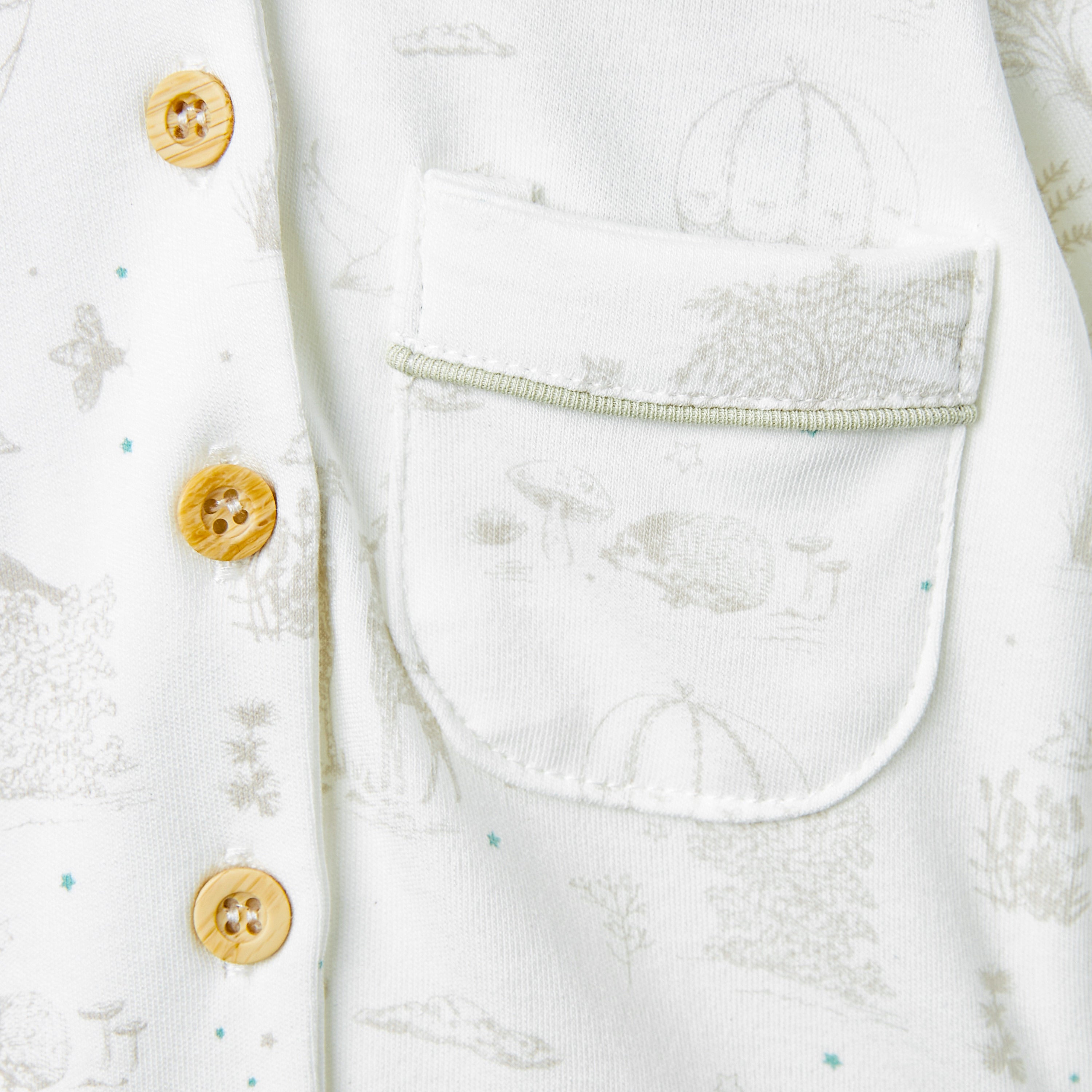 Juniors Printed Shirt and Pyjama Set