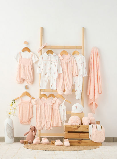 Juniors Ballerina Print Sleepsuit with Long Sleeves-baby-girls-clothing-nightwear-sleepsuits-image-8