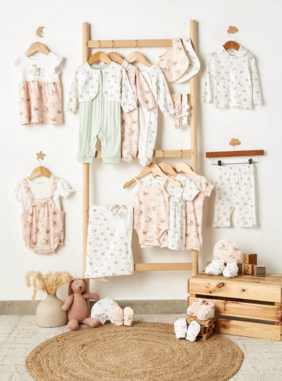 Juniors Cotton Long Sleeves Pyjama Set with Floral Print-baby-girls-clothing-nightwear-pyjamasets-image-9