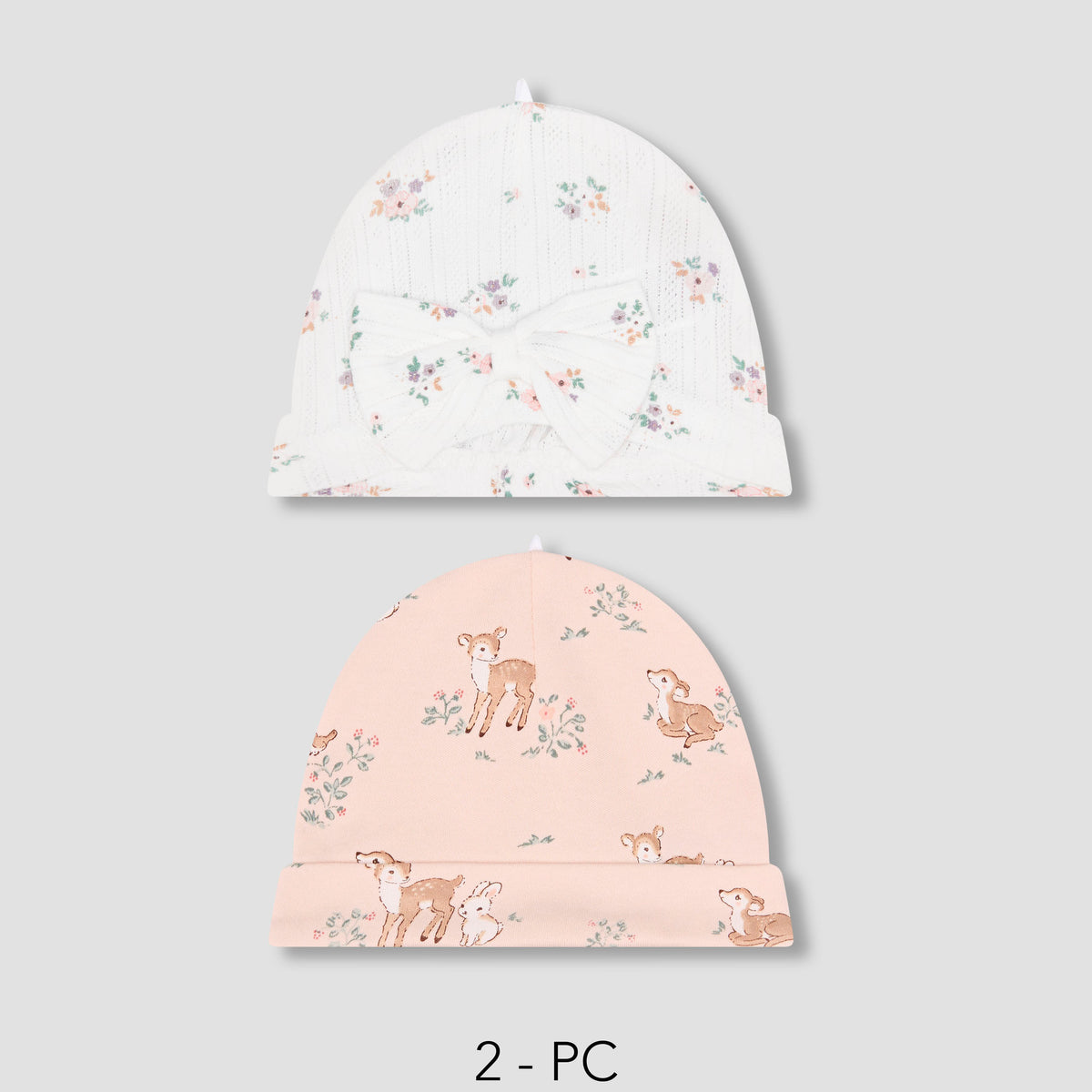 Pack of 2 Juniors Cap with Floral Print