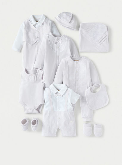 Giggles Textured Sleeveless Bodysuit with Button Closure-baby-boys-clothing-bodysuits-image-5
