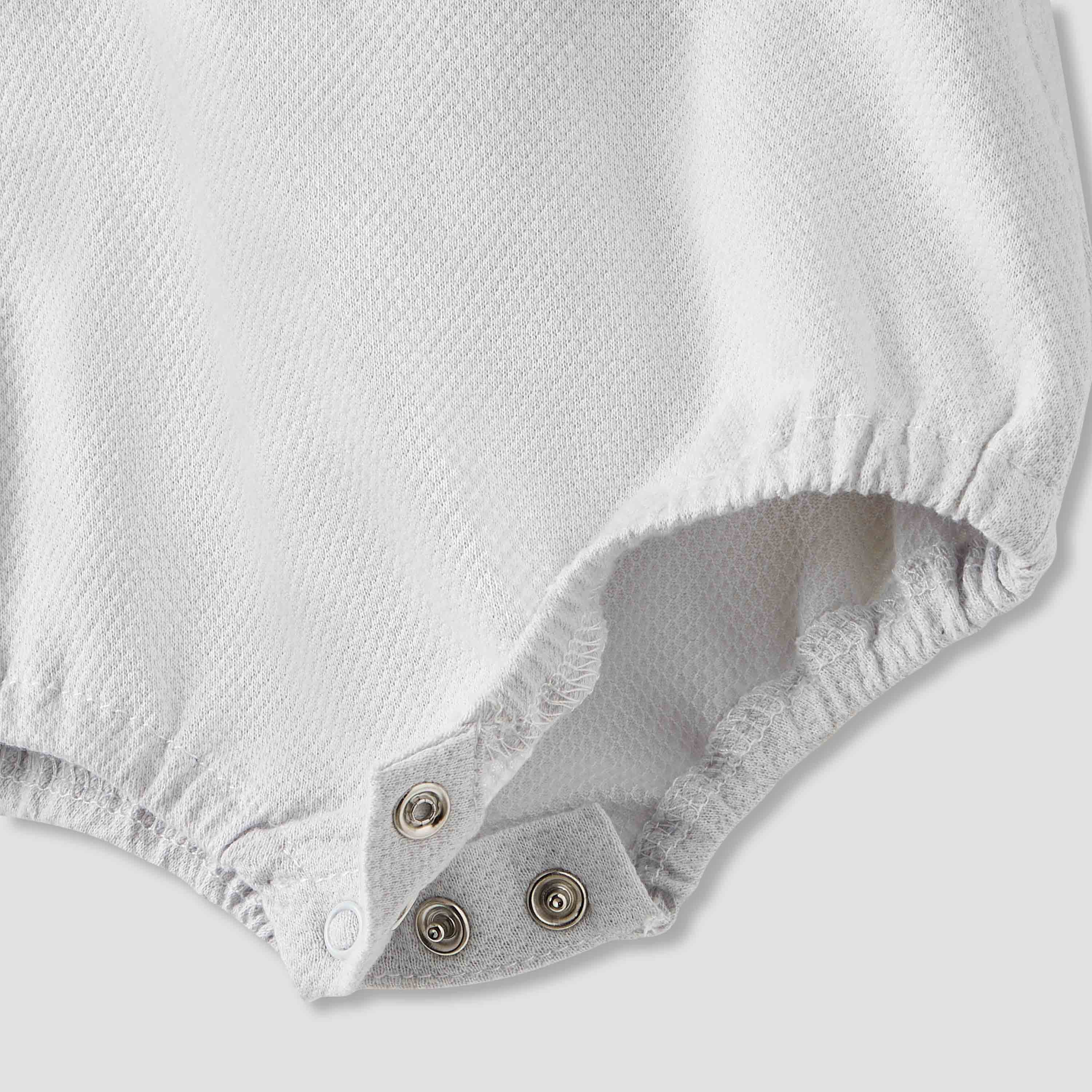 Giggles Fish Applique Sleeveless Bodysuit with Button Closure