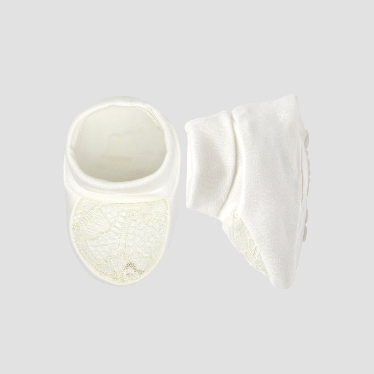 Giggles Booties with Lace Detail