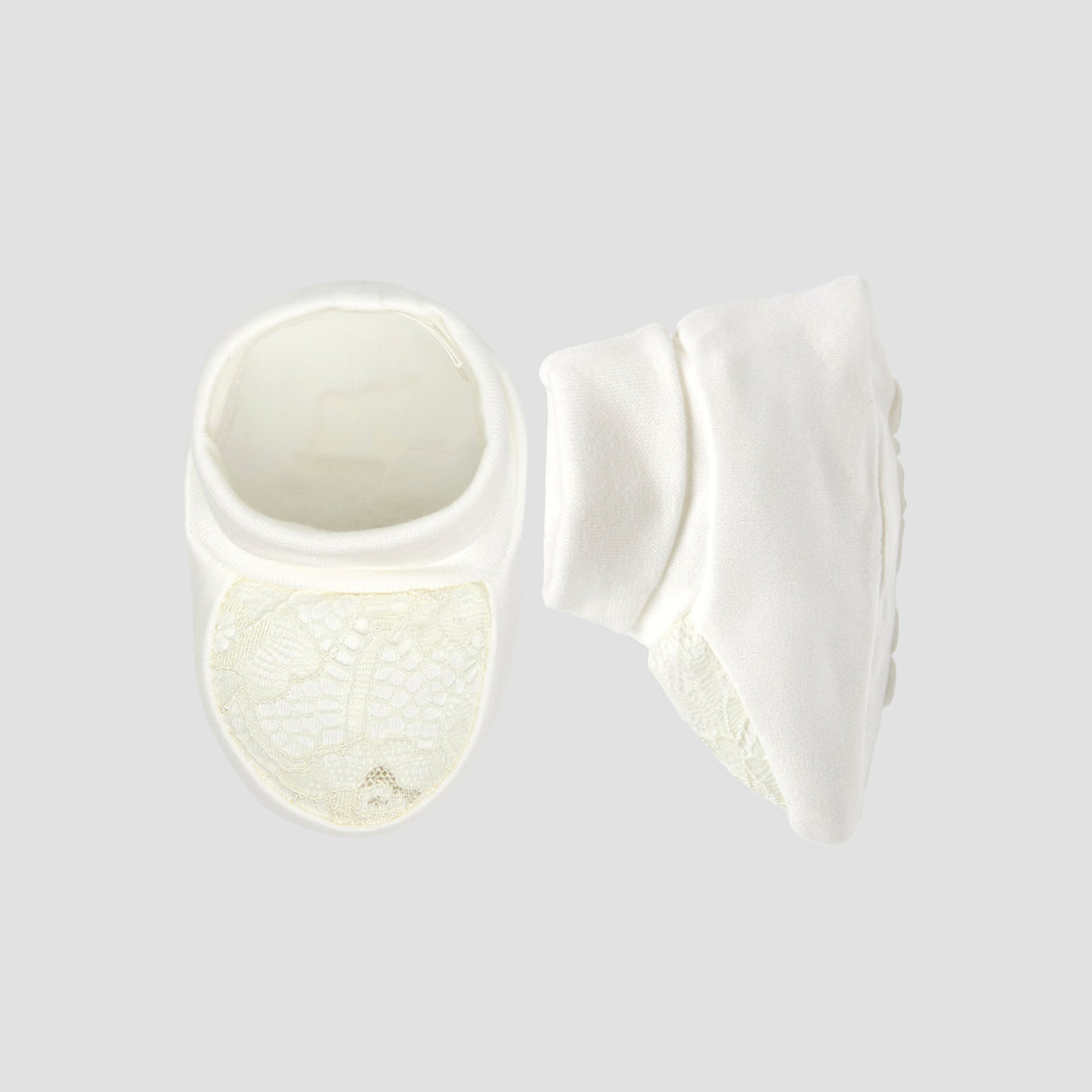 Giggles Booties with Lace Detail