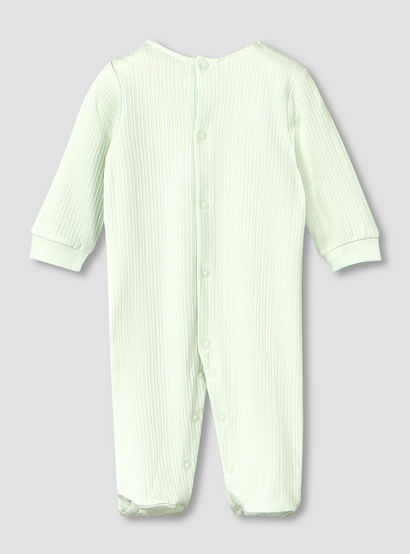Giggles Cotton Round Neck Long Sleeves Sleepsuit with Printed Collar-baby-boys-clothing-nightwear-sleepsuits-image-2