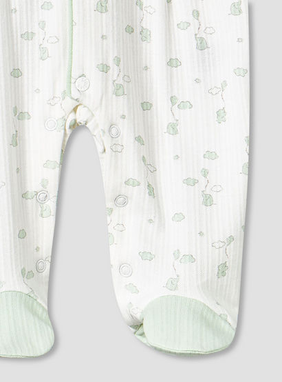 Giggles Cotton Peter Pan Collar Long Sleeves Sleepsuit with Elephant Print-baby-boys-clothing-nightwear-sleepsuits-image-4