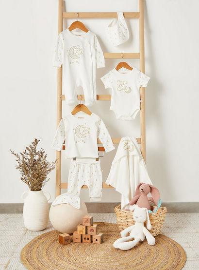 Giggles Round Neck Short Sleeve Bodysuit with Snap Button Closure-baby-girls-clothing-bodysuits-image-6