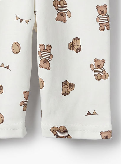 Juniors Cotton Collared Long Sleeves Pyjama Set with Teddy Bear Print-baby-boys-clothing-nightwear-pyjamasets-image-8